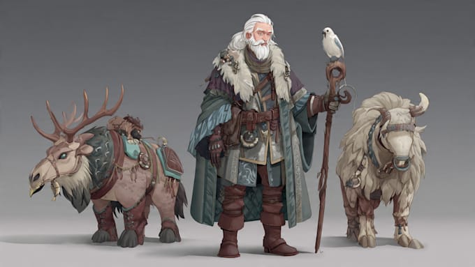 illustrate concept art, fanart or commissions for you
