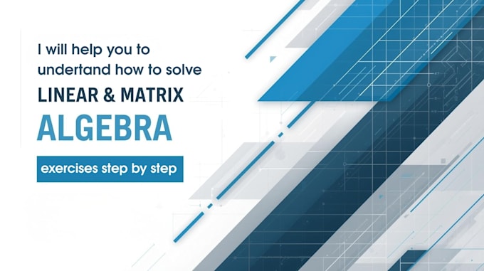 solve linear and matrix algebra exercises step by step
