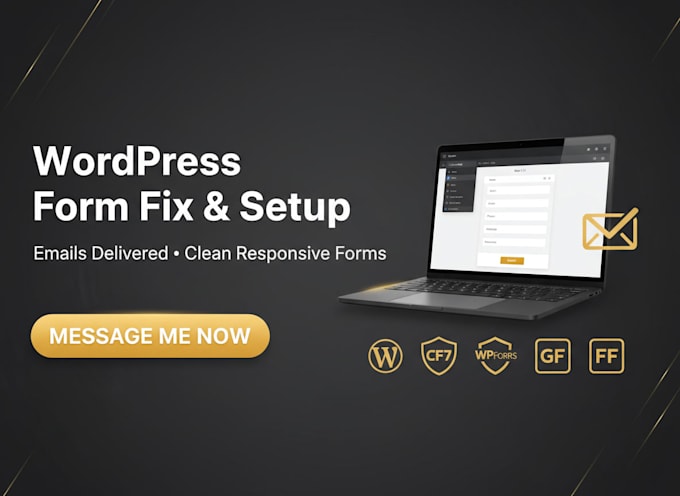 create or fix wordpress contact form 7 wpforms gravity formidable fix SMTP error