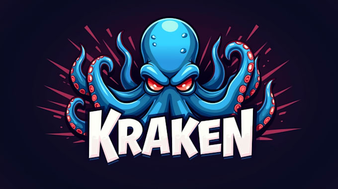 make eye catching kraken octopus logo  in 12 hours