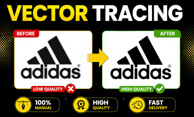 recreate, revamp, redraw or vectorize your existing logo