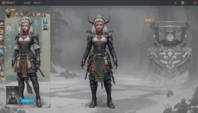 create a game character