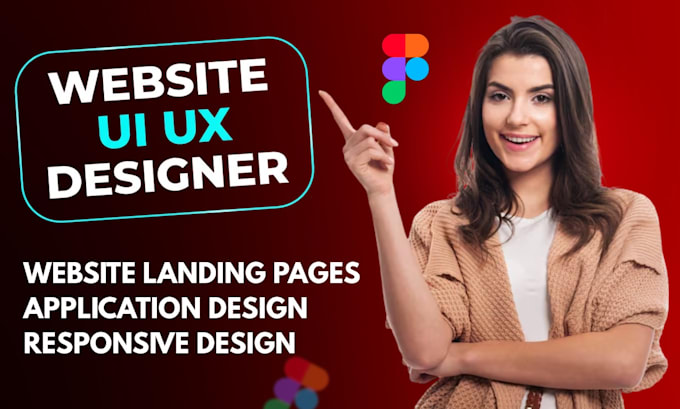 create ui ux website graphic design in figma