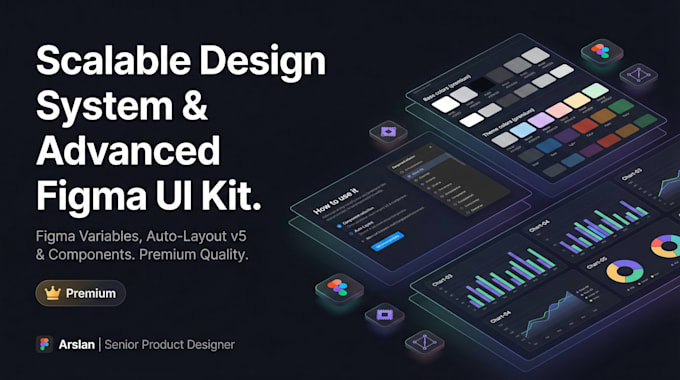 build a scalable design system and advanced figma UI kit