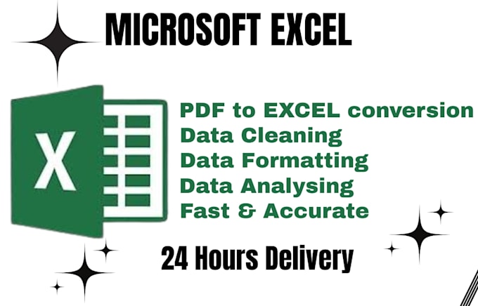 do excel formatting, cleaning and analysing data
