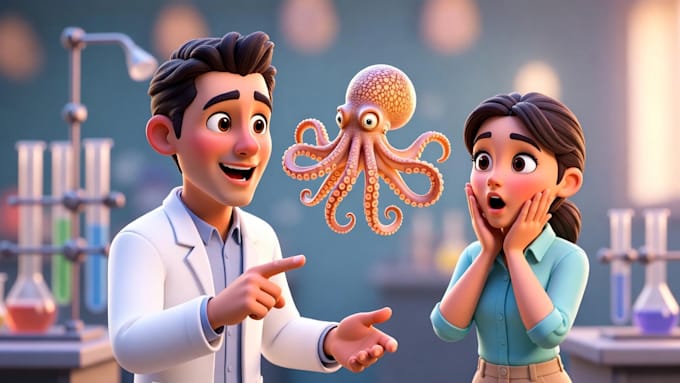 create 3d animated educational and kids story videos with ai