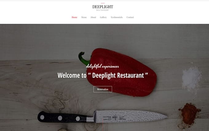 redesign cafe website restaurant menu website coffee product website design