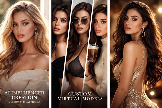 create a custom ai virtual influencer or digital model