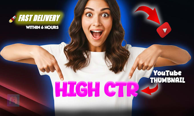 design high CTR youtube thumbnails in photoshop