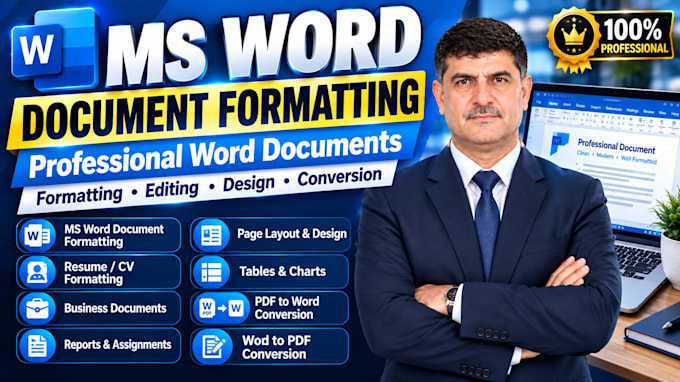 do microsoft word document formatting and editing services