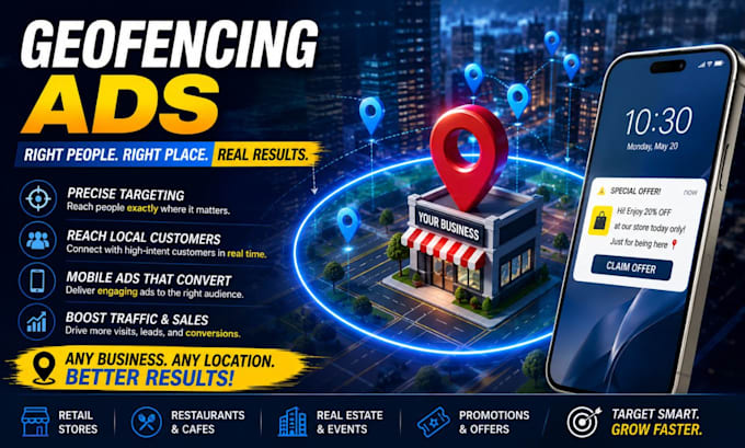 run high converting geofencing ads to target local customers