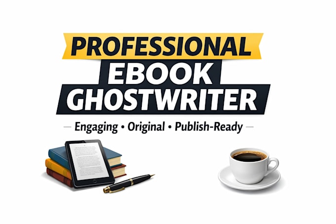 be your book ghostwriter ebook fiction and non fiction book writer