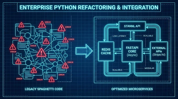 refactor your legacy python code into scalable clean architecture