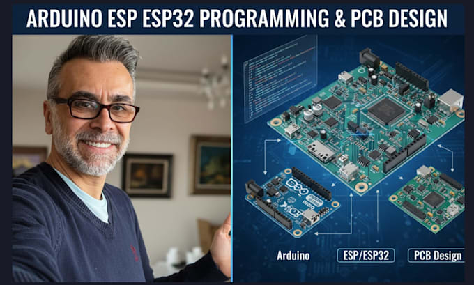 arduino esp esp32 programming and pcb design