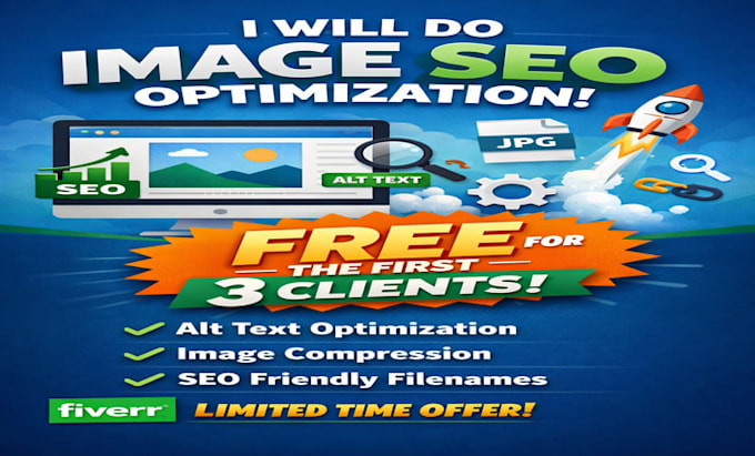 do image SEO optimization free for the first three clients