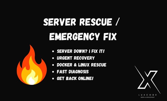 rescue your server fix your broken app or restore services