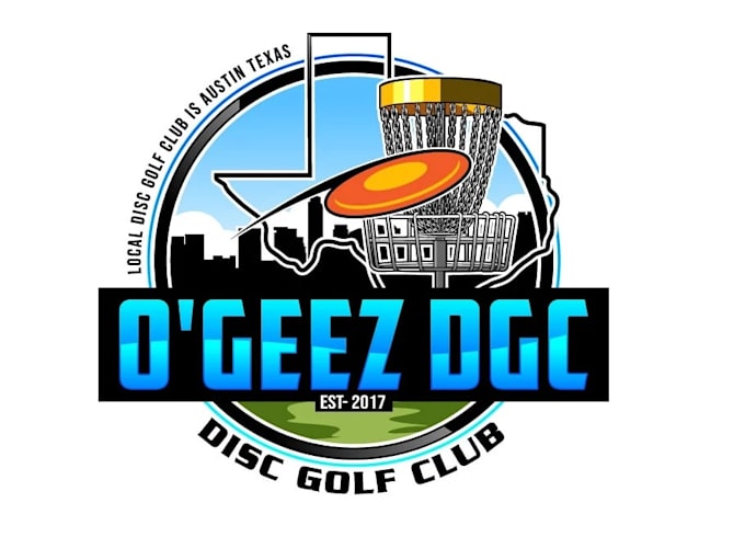 create awesome and gorgeous  disc golf logo design