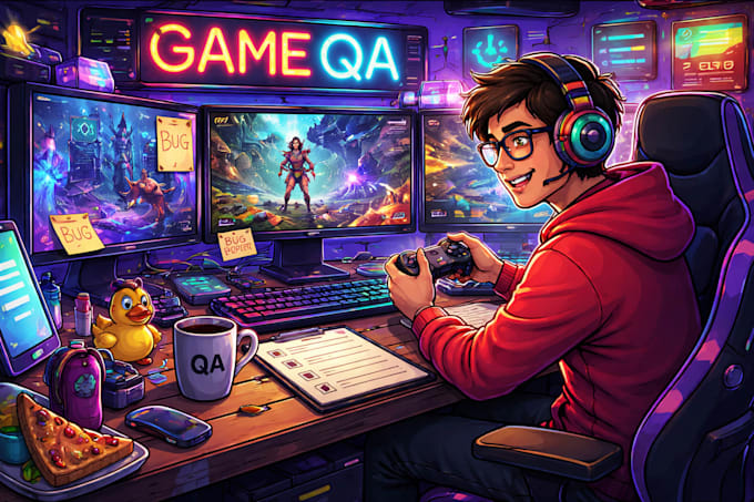 do game testing on ios, android and windows platforms