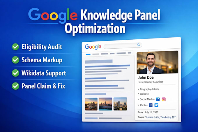 create google knowledge panel or knowledge graph