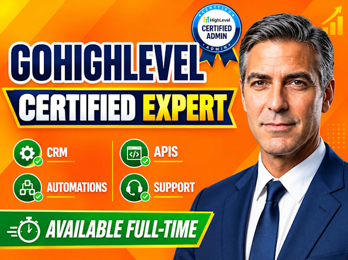 be your gohighlevel expert for ghl automation, high level CRM and ghl funnels