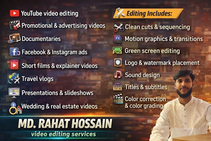 professional video editor, courses, shorts and brand content