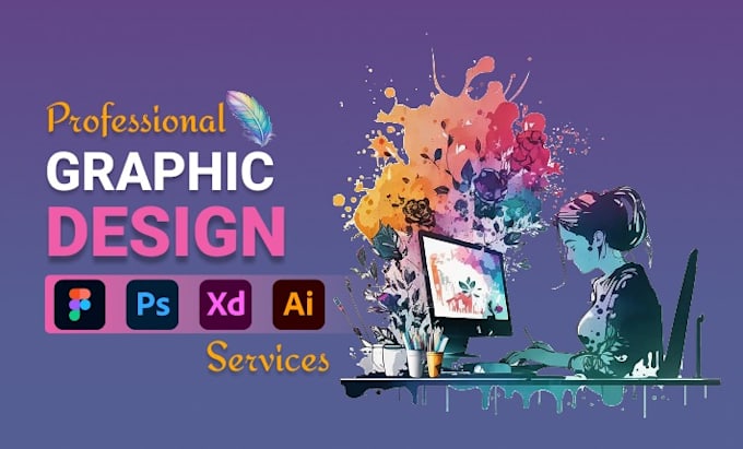 create modern professional graphic design