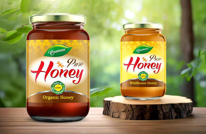 design honey and food packaging