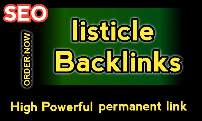 build saas listicle backlinks and link insertions for SEO