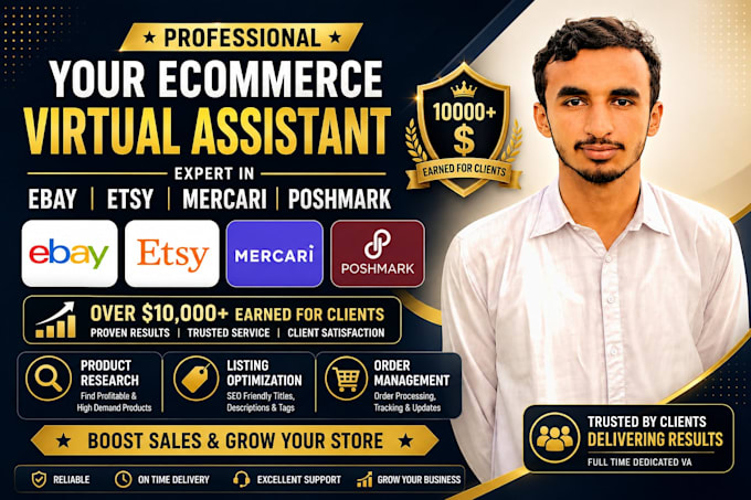 be your ebay etsy mercari poshmark virtual assistant
