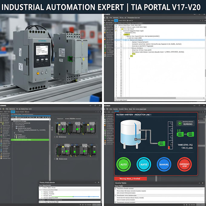program siemens plc and hmi using tia portal