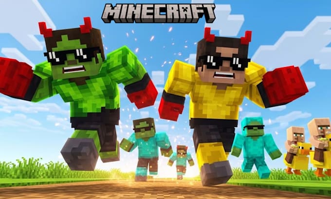 create professional minecraft thumbnails in 2 hour