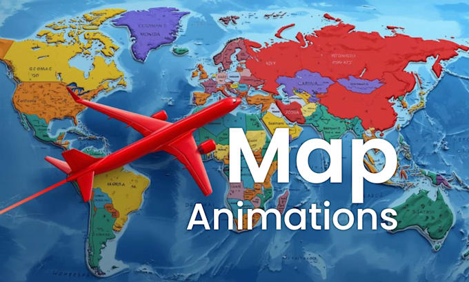 do creative map animation