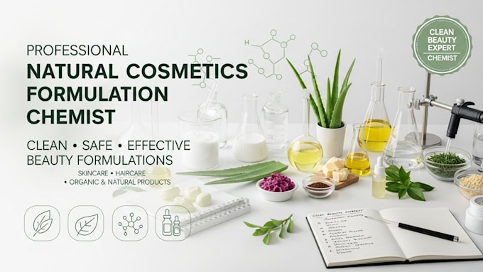 be your professional natural cosmetics formulation chemist