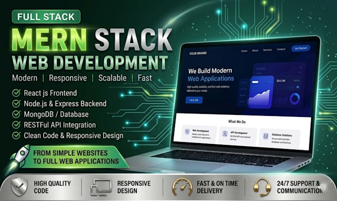 build a full stack modern web app with mern stack