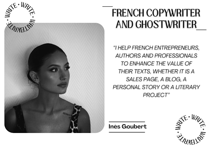 your professional french copywriter