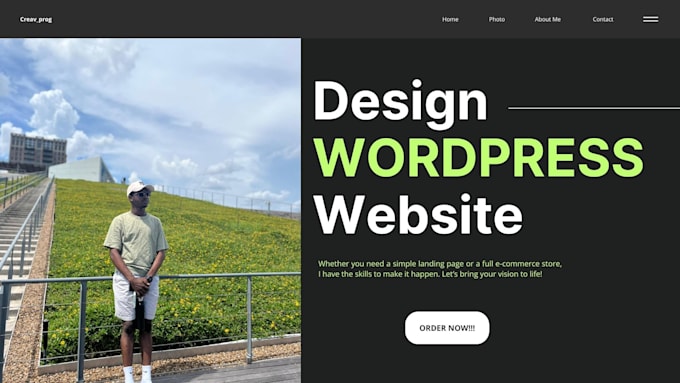 Build advanced modern wordpress website design home page by Creav_prog ...
