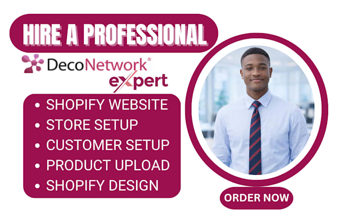 setup deconetwork store setup, printavo ecommerce shopify