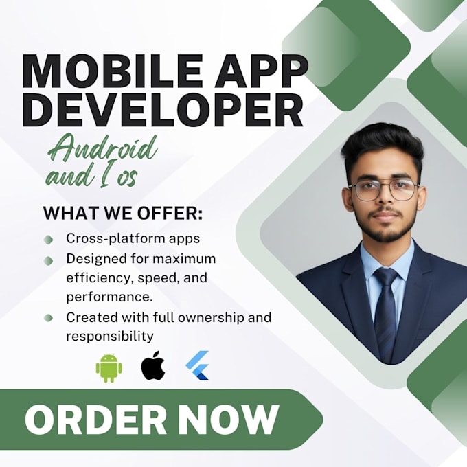 build fast and scalable flutter apps for android and ios