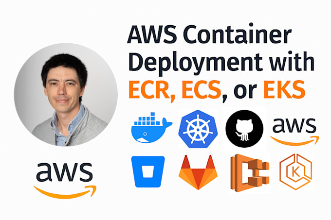 set up AWS container deployment with ecr, ecs, or eks