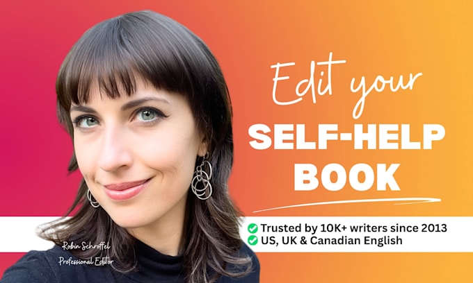 professionally edit your self help, spiritual, or motivational book