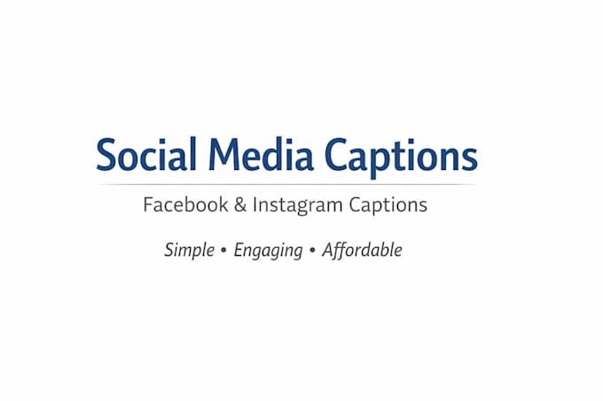 write engaging facebook and instagram captions