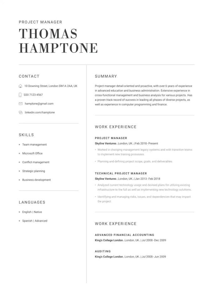 write an australian standard resume for doctors and engineers