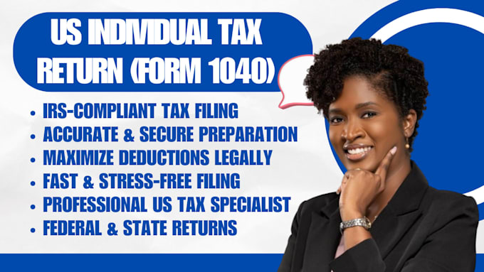 prepare and file your US individual tax return form 1040