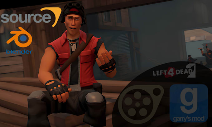 port, edit, create sfm model, gmod playermodel, tf2 model, l4d2 model, fnaf mmd