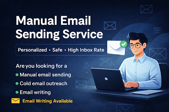 manually send personalized emails one by one with high accuracy
