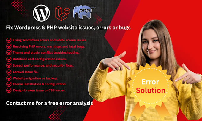 fix wordpress issues,wordpress errors,wordpress bug fix