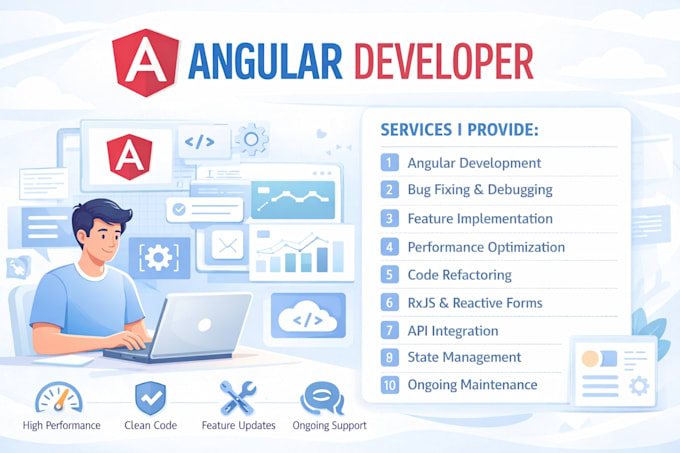 be your full time angular developer