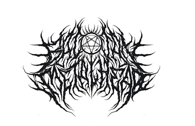 create name with metal logo style