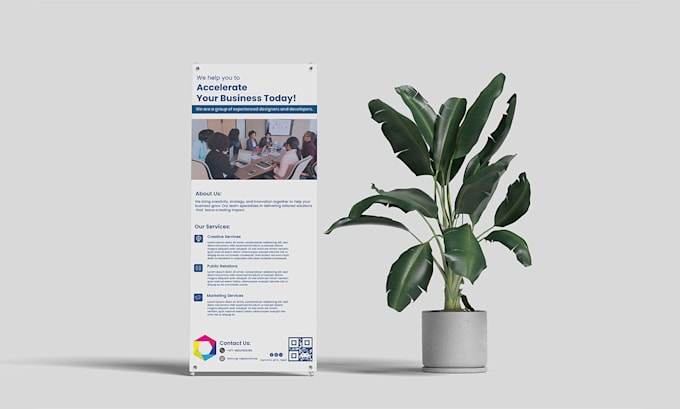 design professional roll ups banner