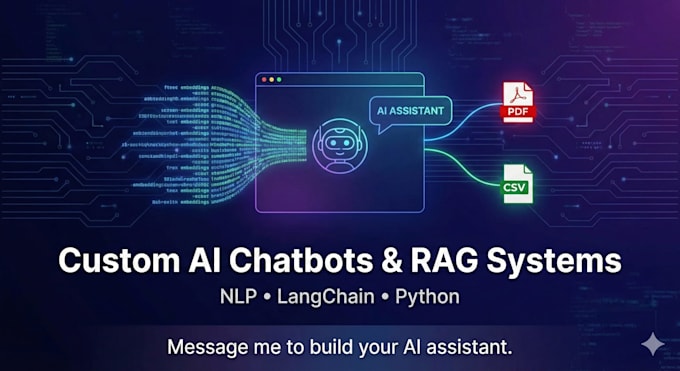 create an ai chatbot or rag system using nlp and python